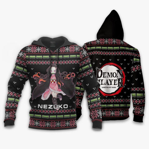 Divesart - Nezuko Kamado Pullover Weihnachts Demon Slayer Anime -Geschenk